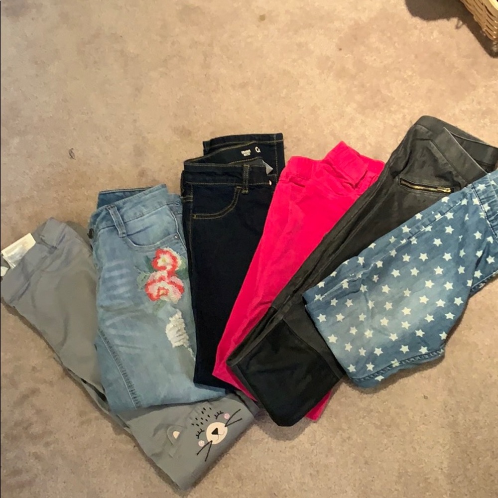 Bundle of girls jeans size 8